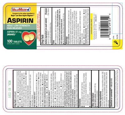 Image Description (Vm Aspirin 81mg Tablets 100ct 981 01)